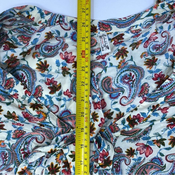 Free People  Call Me Later Printed Bodysuit Large - Picture 8 of 9